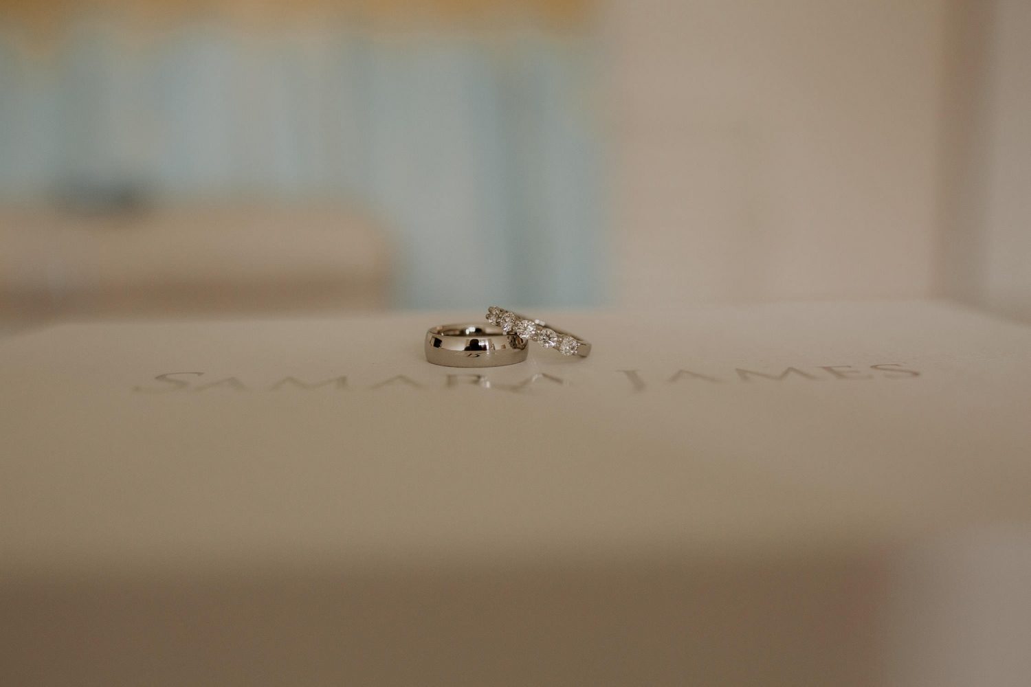 luxury manor house wedding engagement rings