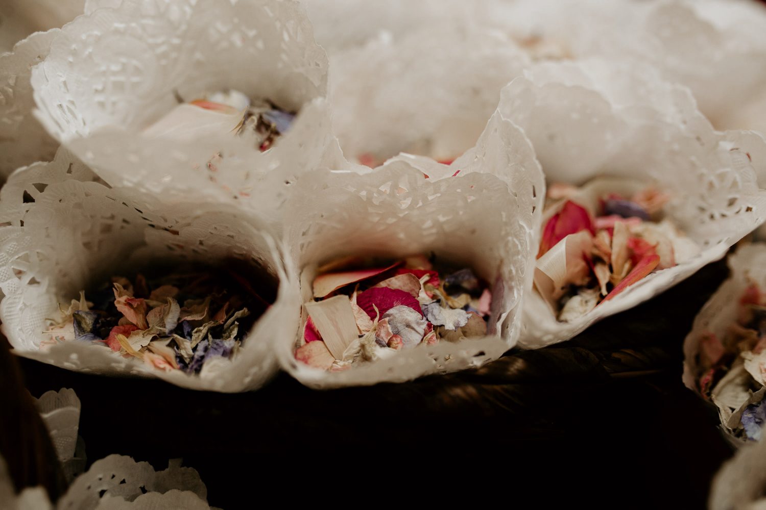 luxury manor house hotel wedding vintage dried petal confetti