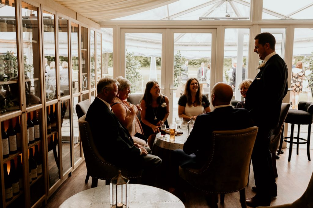 minimal FUN chic WEDDING oldwalls gower southwales 023 83