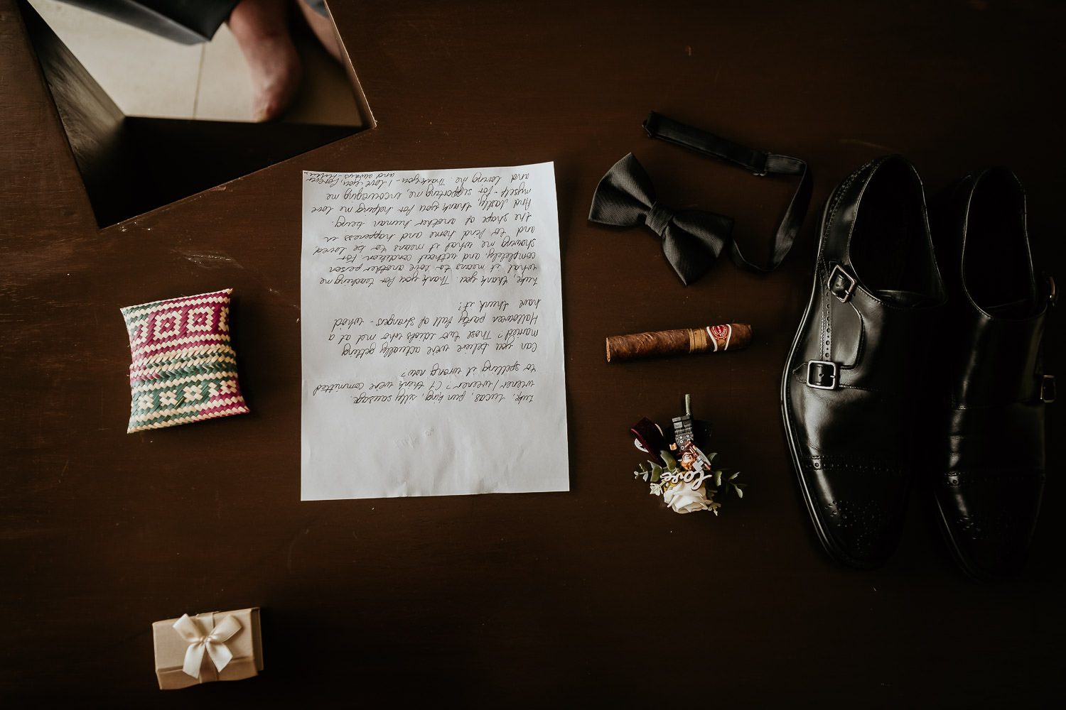 wedding gift groom box from bride
