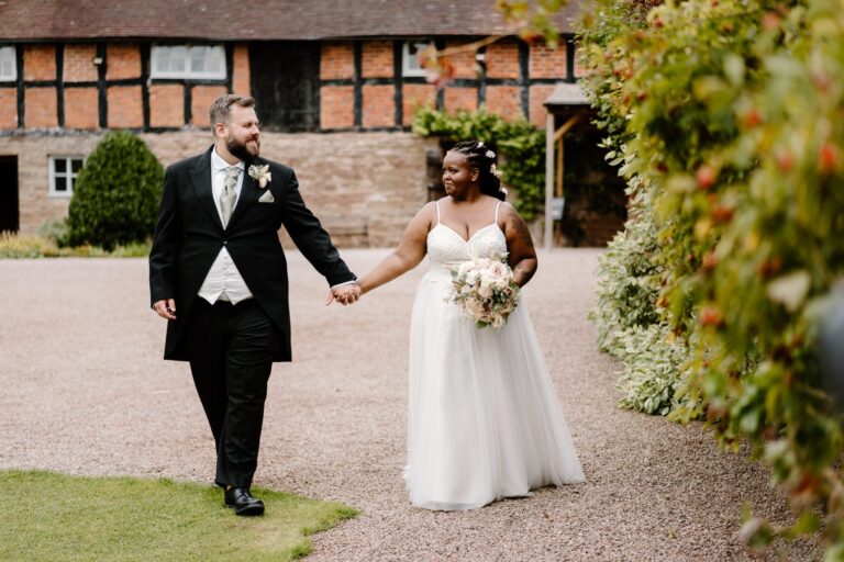 A romantic intimate outdoor wedding in Hereford – Anisa and James
