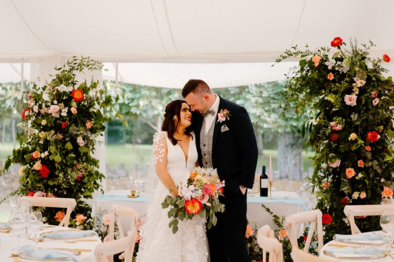 Fun colourful wedding at Gileston Manor in South Wales – Gemma and Morgan