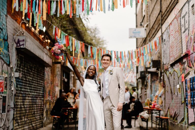 Colourful fusion wedding at Lambeth Town Hall in London – Steph and Fin