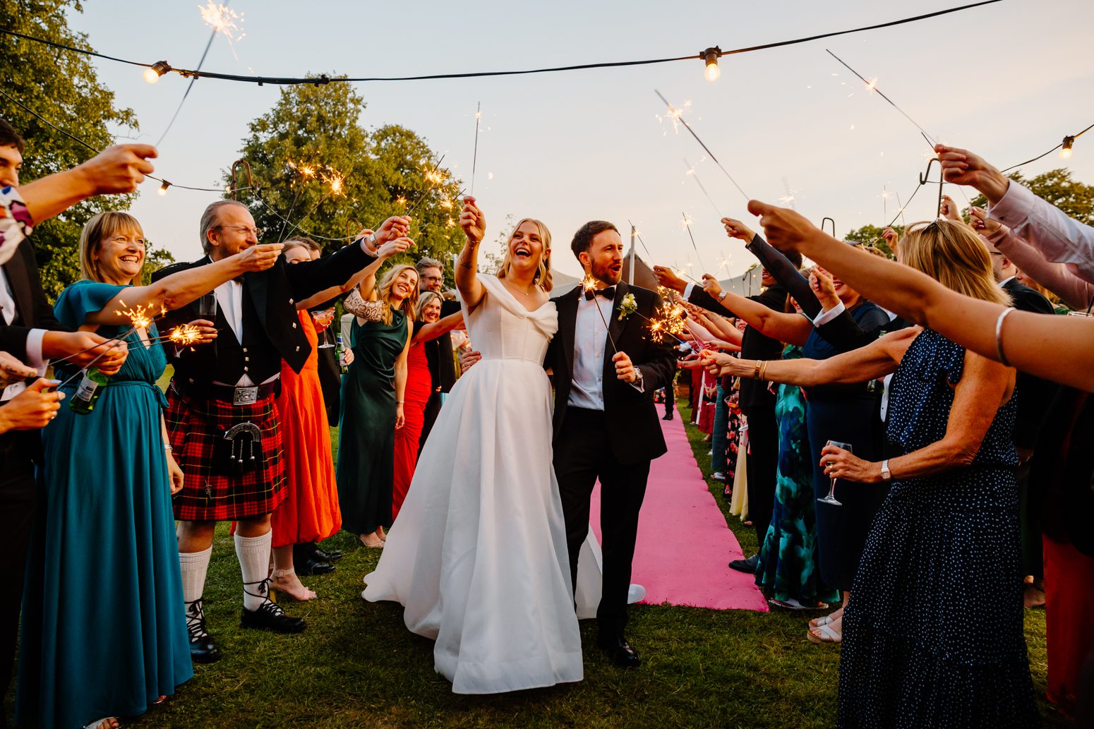 Cerys & Benji’s Colourful Tipi Wedding in Gonalston