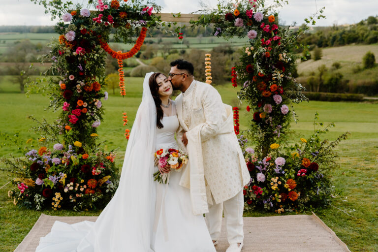 Whalley Farm Wedding | Jennifer & Shiv’s Interracial Wedding in Cheltenham