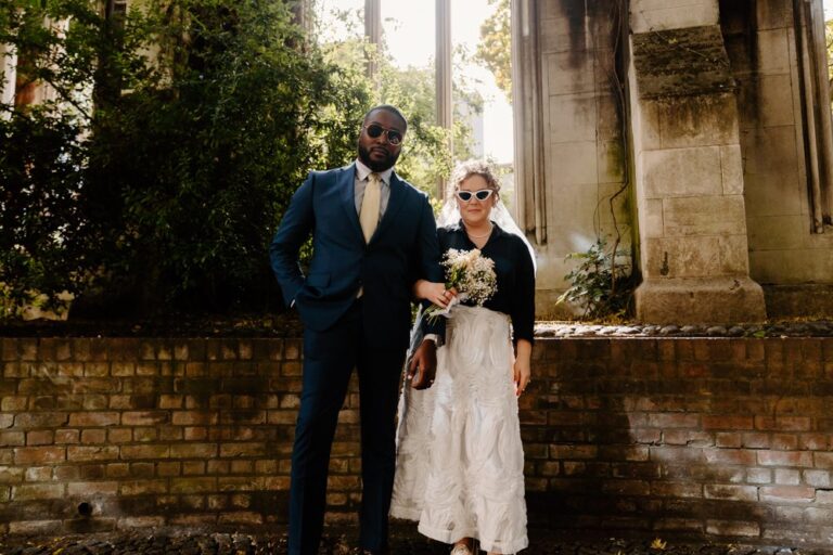Clare & Ron’s St Dunstan in the East Elopement Wedding | London Elopement Photographer